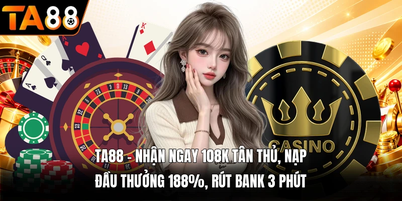 TA88 nhận 108K tân thủ nạp đầu thưởng 188 phần trăm